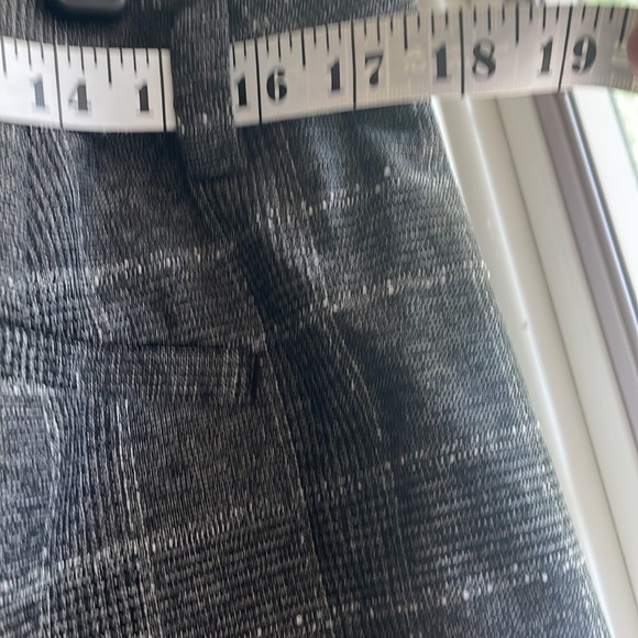 Reitmans wide leg grey plaid pants - Picture 8 of 10